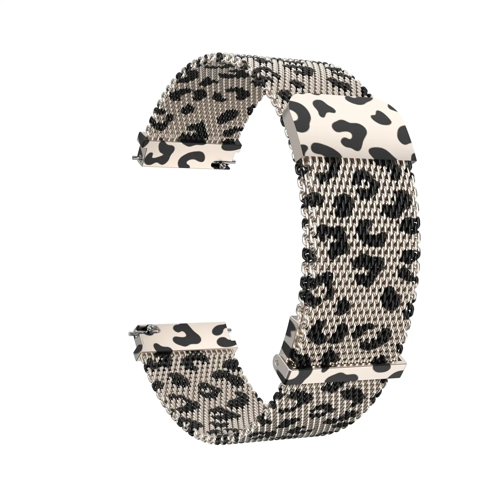 Samsung Galaxy Watch Active Milanese Strap (Leopard)