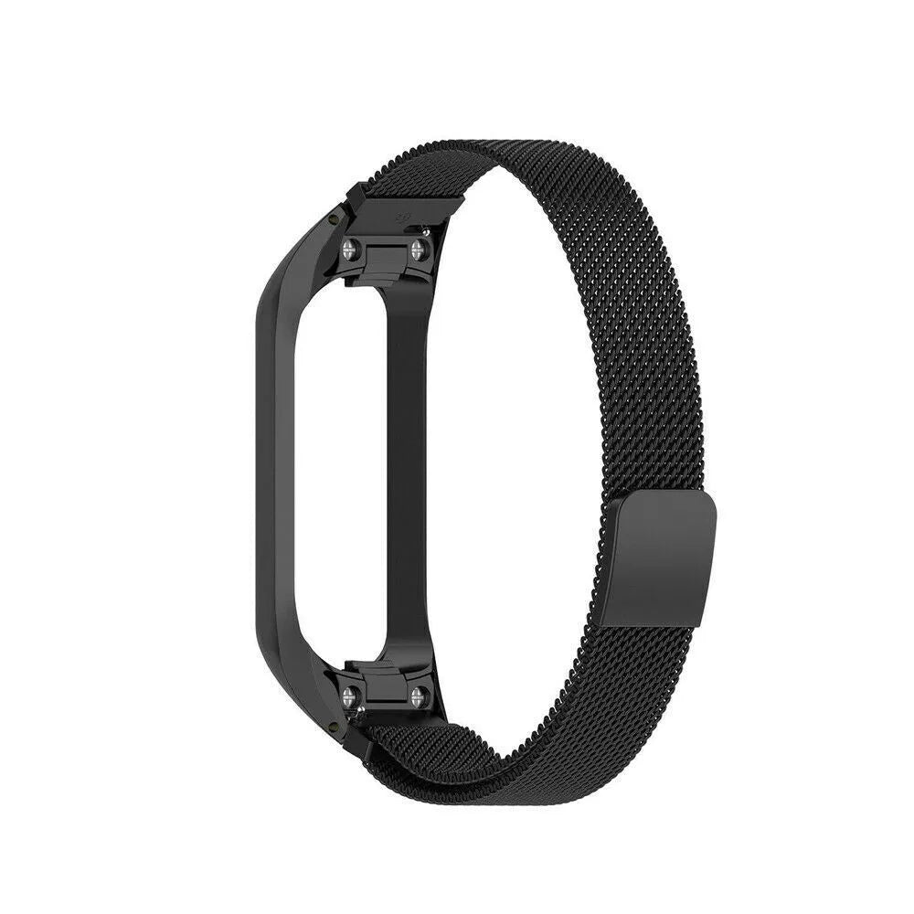 Milanese Strap, black, without a watch, 3/4 front view