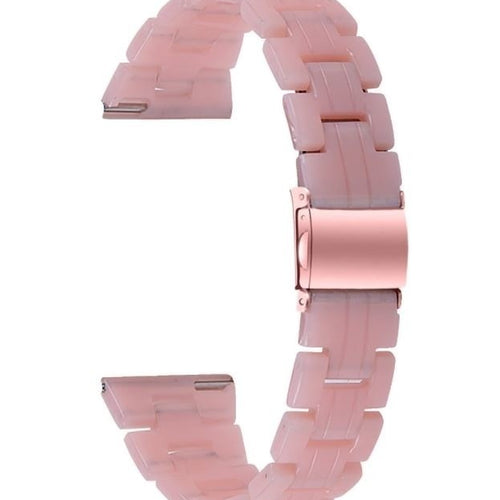 Metal Resin Strap, pink, without a watch, 3/4 front view