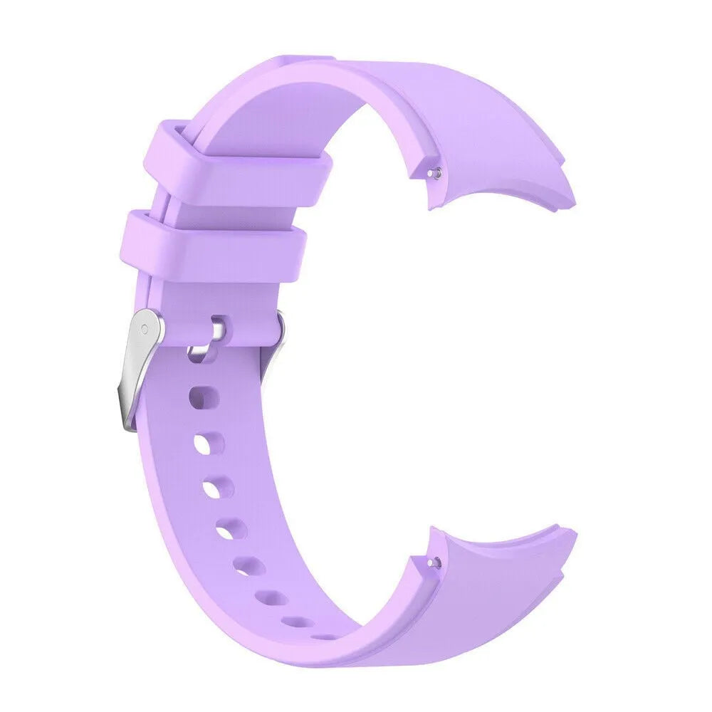 Silicone Strap 'Perfect Fit', lilac, without a watch, 3/4 front view