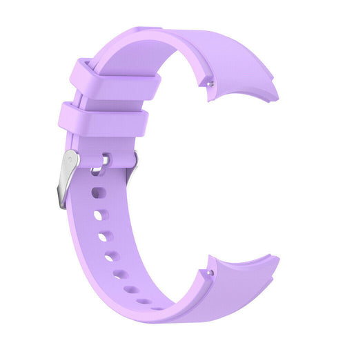 Silicone Strap 'Perfect Fit', lilac, without a watch, 3/4 front view