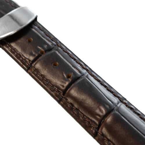 Withings ScanWatch Nova luxe leren bandje (donkerbruin)