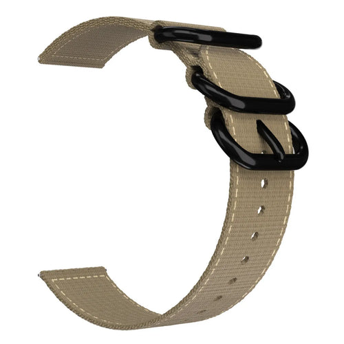 OnePlus Watch 3 - 46mm nylon gesp bandje (khaki)
