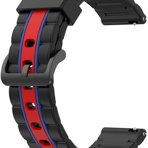 silicone-band-met-streep-zwart-rood