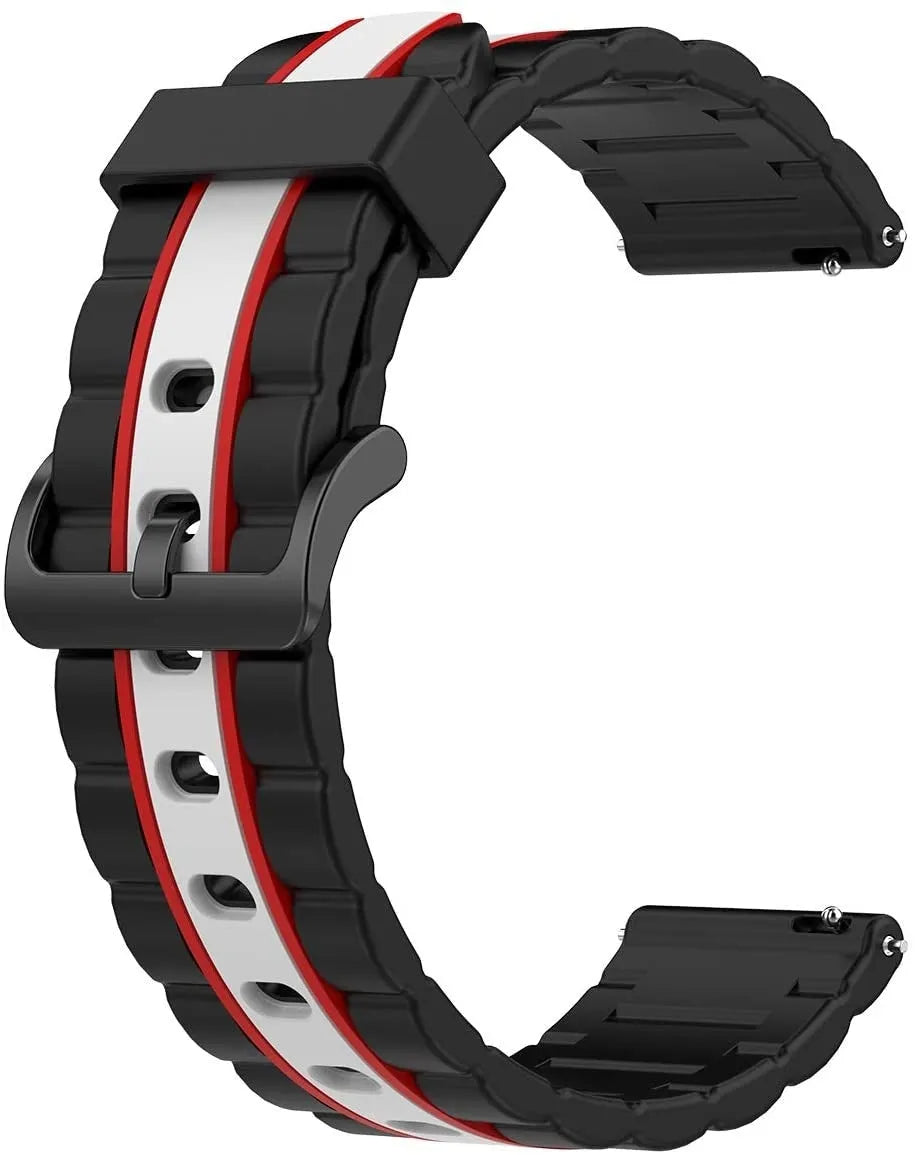 Coros Pace 3 special edition band (zwart/wit)