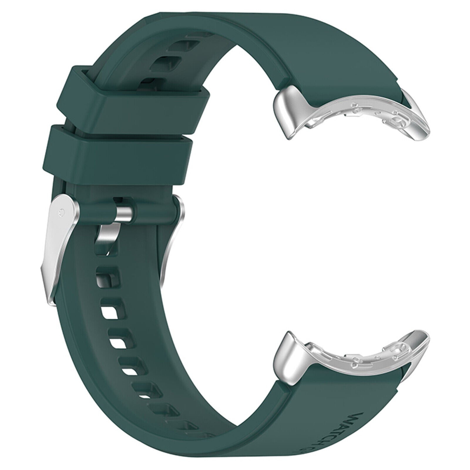 Google Pixel Watch 4 - 41mm siliconen bandje (donkergroen)