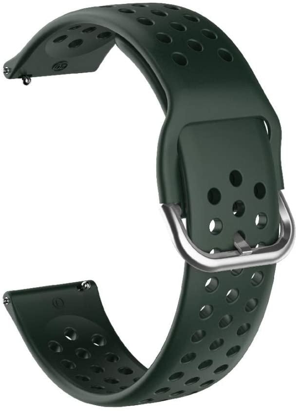 Coros Pace 2 Silicone Air Strap (Dark Green)