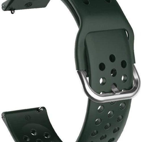 Withings Steel HR - 40mm silicone air bandje (donkergroen)
