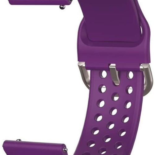 Withings ScanWatch Nova silicone air bandje (paars)