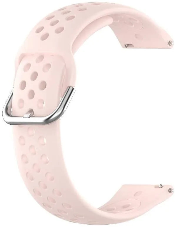 Coros Pace 4 siliconen band met gaatjes (roze)