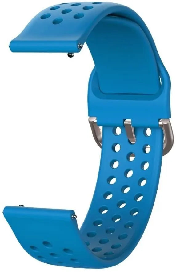 Coros Apex 42mm silicone air bandje (lichtblauw)