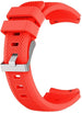 Siliconen horlogeband 20mm - universeel - rood