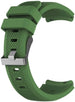 Siliconen horlogeband 22mm universeel (legergroen)
