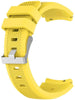 Siliconen horlogeband 22mm universeel (geel)
