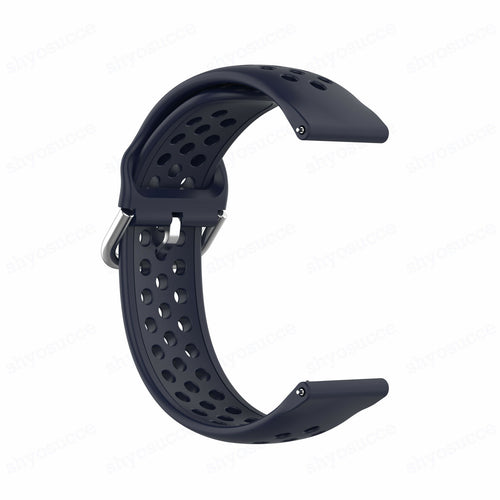 Amazfit Bip 5 siliconen air bandje (donkerblauw)