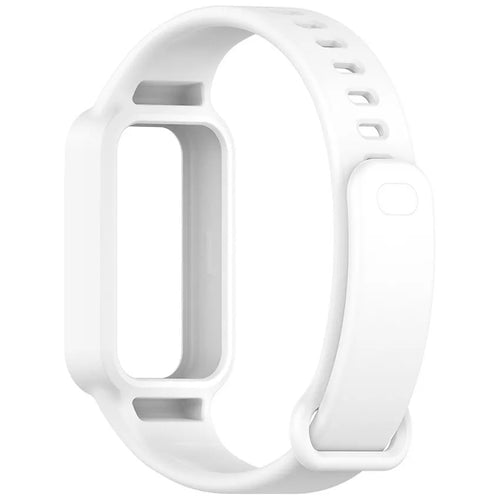 Silicone Strap, white, without a watch, 3/4 front view