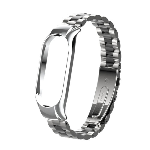 Steel Strap, silver/black, without a watch, 3/4 front view