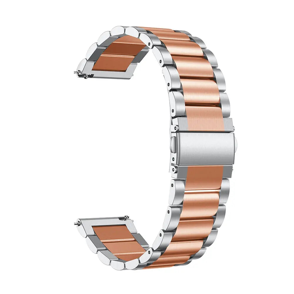 Garmin Forerunner 70 stalen band (zilver/rosé goud)