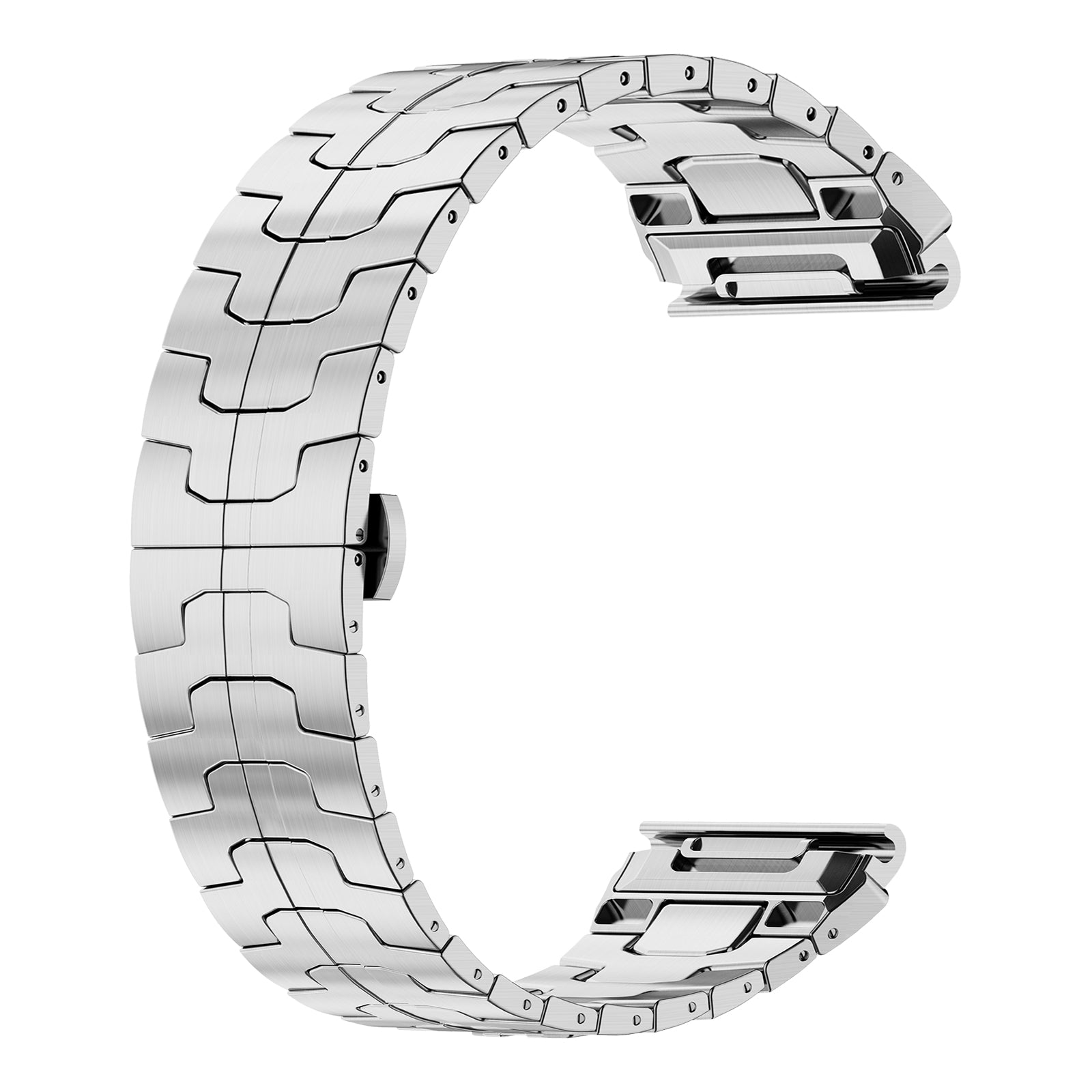 Garmin Fenix 7 Steel 'Iron' Strap (Silver)