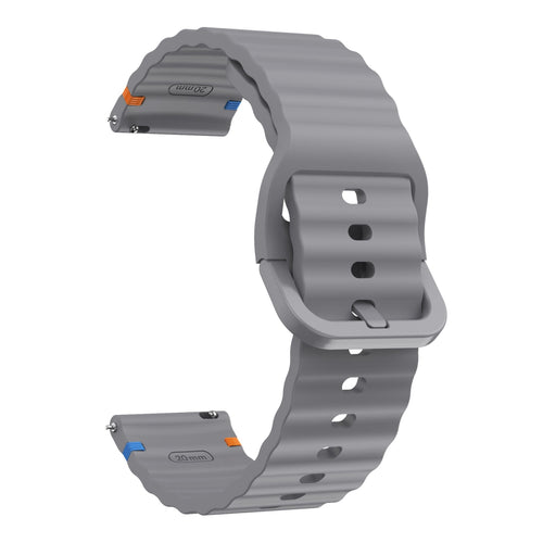 Huawei Watch GT 6 - 46mm wave siliconen bandje (donkergrijs)