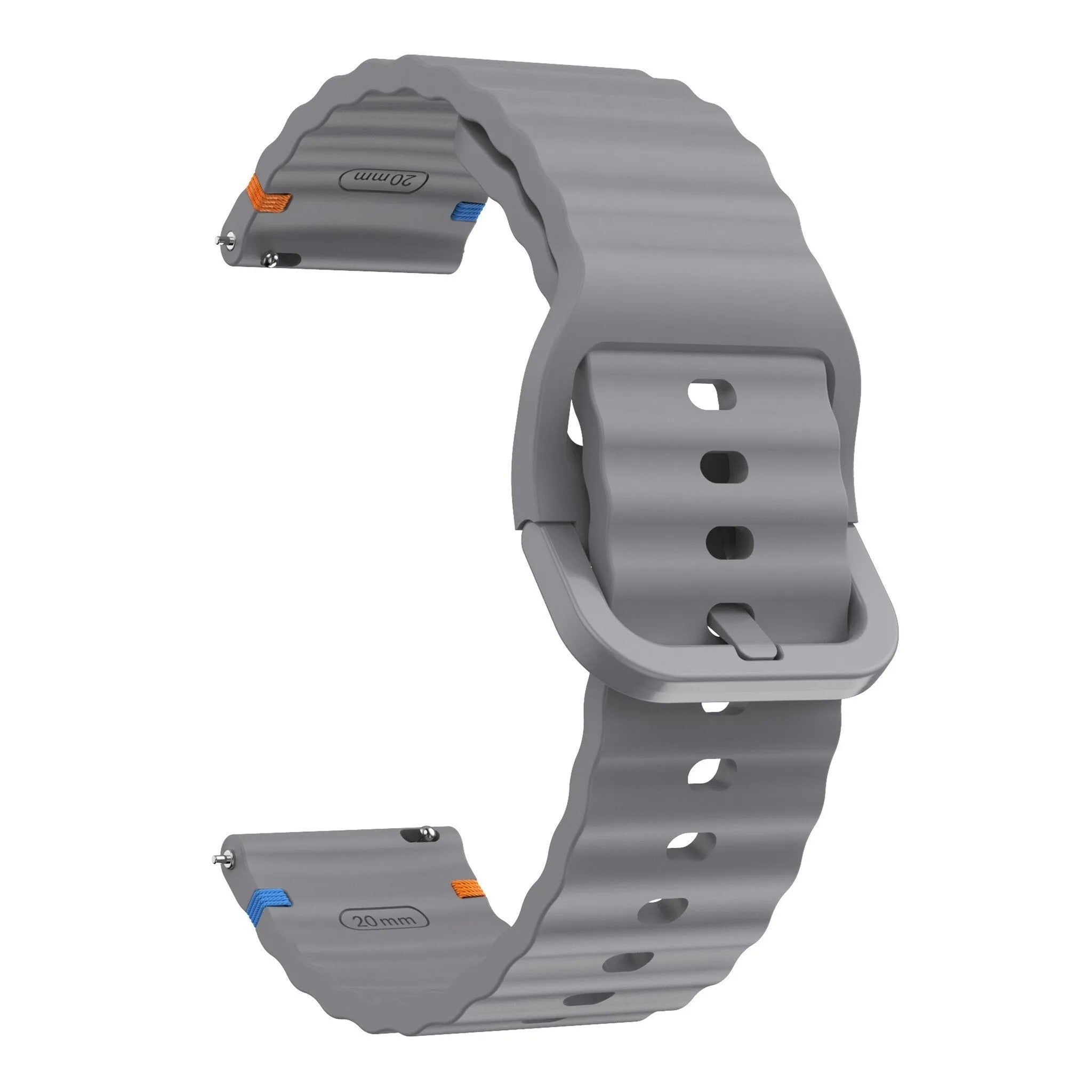 Amazfit Balance 2 Wave Silicone Strap (Dark Grey)