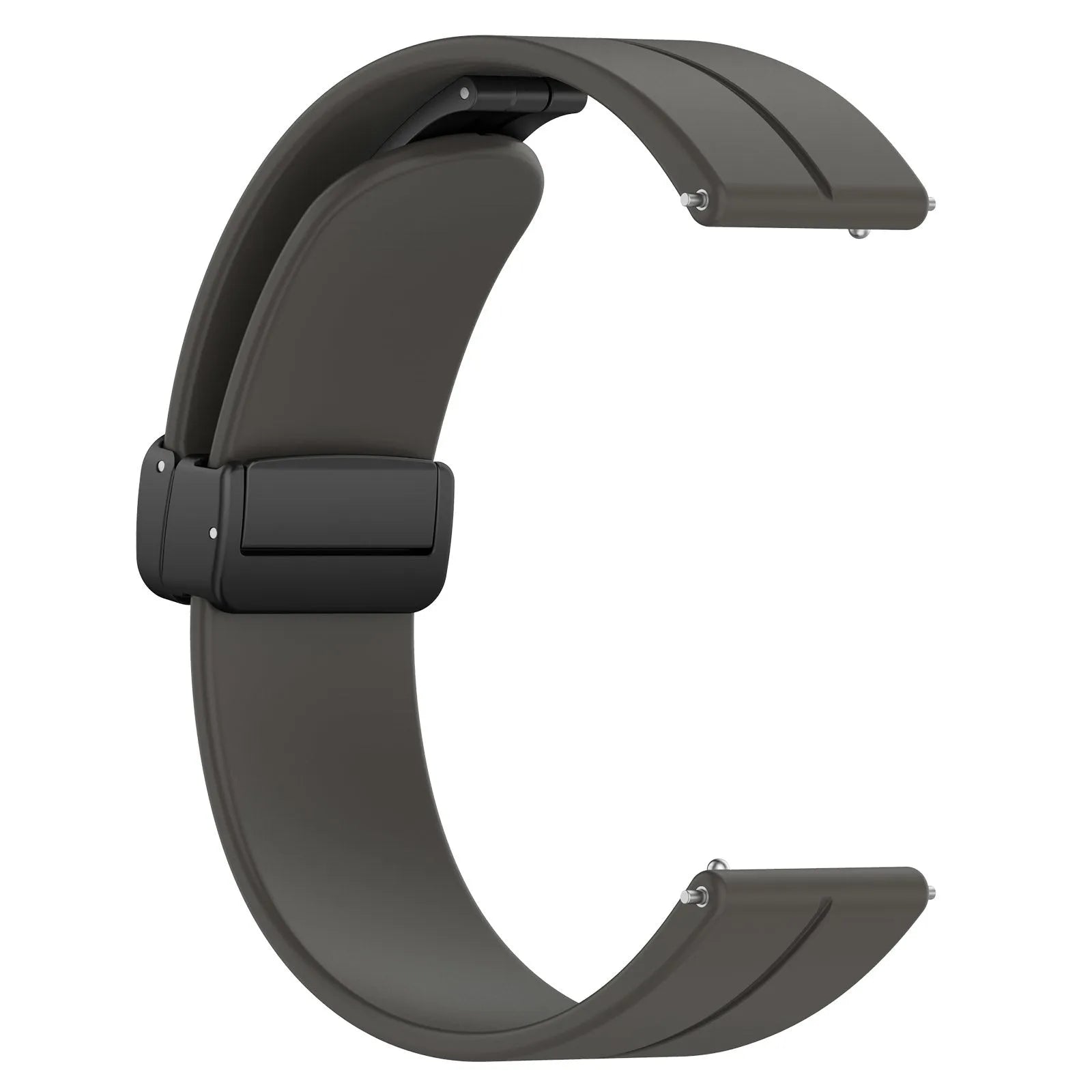 Amazfit Bip 3 (Pro) D-Buckle Silicone Strap (Dark Grey)