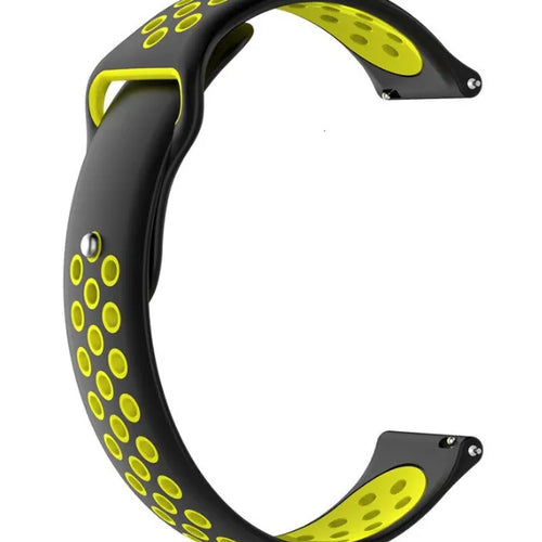 Amazfit Bip 5 sport bandje (zwart/geel)