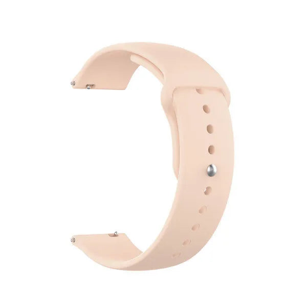 Silicone Sport Strap, antique pink, without a watch, 3/4 front view