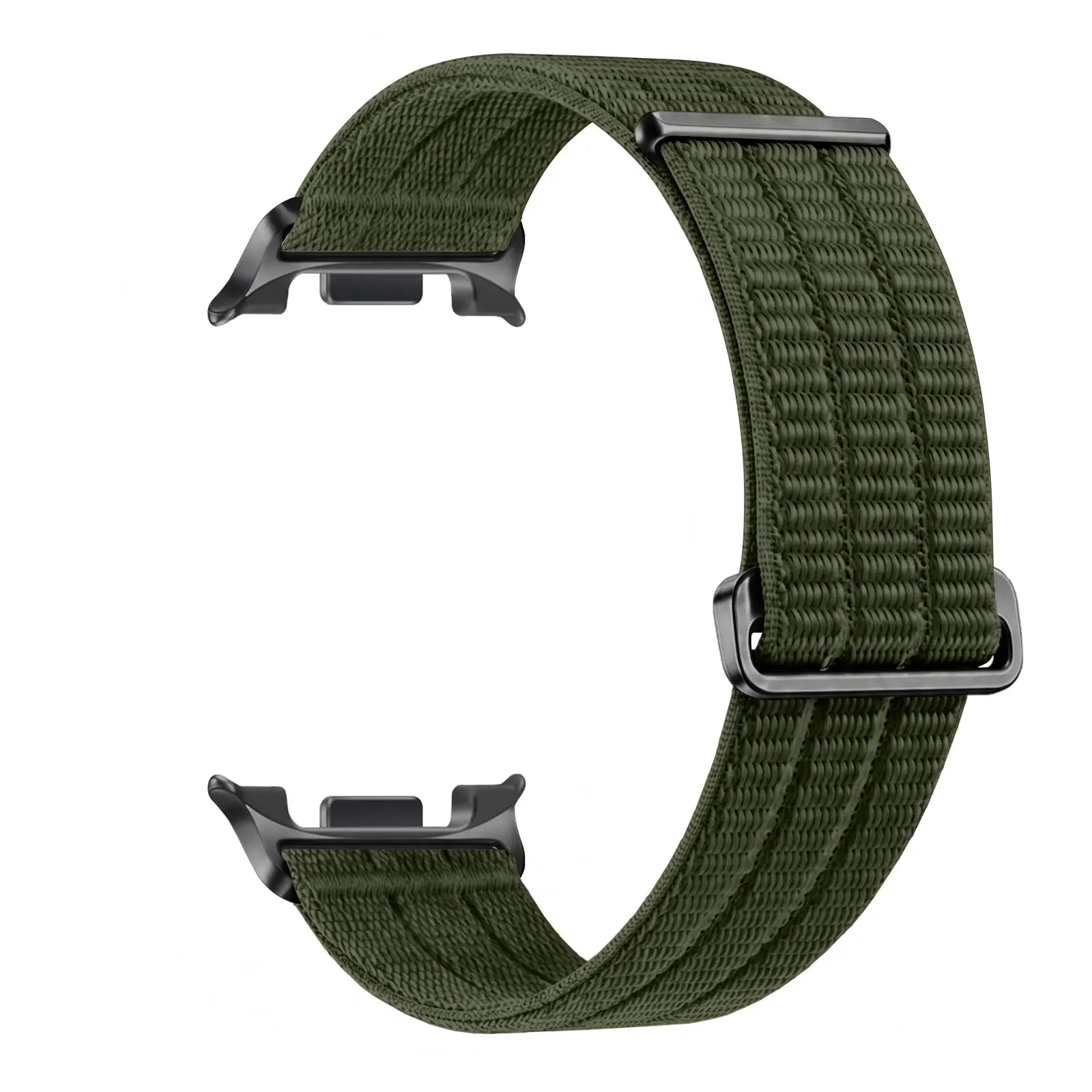 Samsung Galaxy Watch 9 - 44mm nylon air band (donkergroen)
