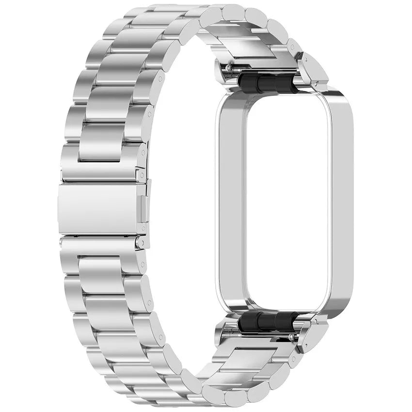 Xiaomi Smart Band 9 Active stalen band (zilver)