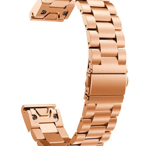 Garmin Descent Mk2S stalen band (rosé goud)