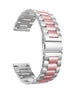 Huawei Watch 5 - 42mm stalen band zilver/roze