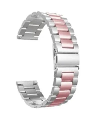 Oppo Watch X2 Mini stalen band (zilver/roze)