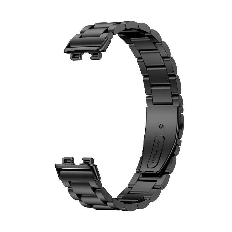 Huawei Band 10 stalen band (zwart)