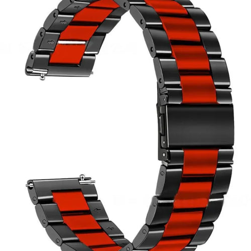 OnePlus Watch 3 - 46mm Steel Strap (Black/Red)