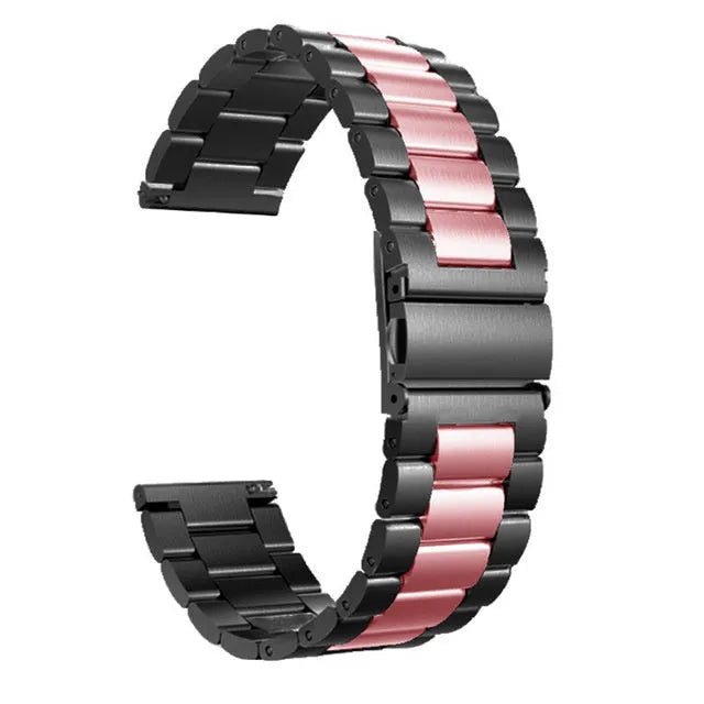 Steel Strap, black/pink, without a watch, 3/4 front view