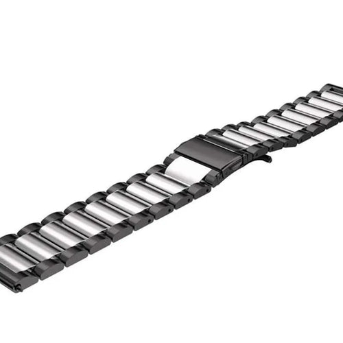 Steel Strap, black/silver, without a watch, 3/4 front view