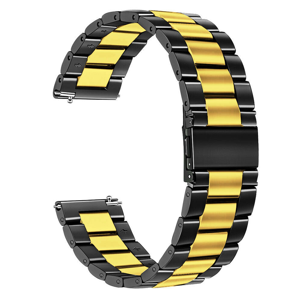 Garmin Vivoactive 6 Steel Strap (Black/Gold)