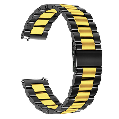 Garmin Vivomove Luxe Steel Strap (Black/Gold)