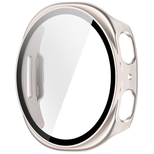 Samsung Galaxy Watch 8 - 40mm / 9 - 40mm hard case met glas (sterrenlicht)