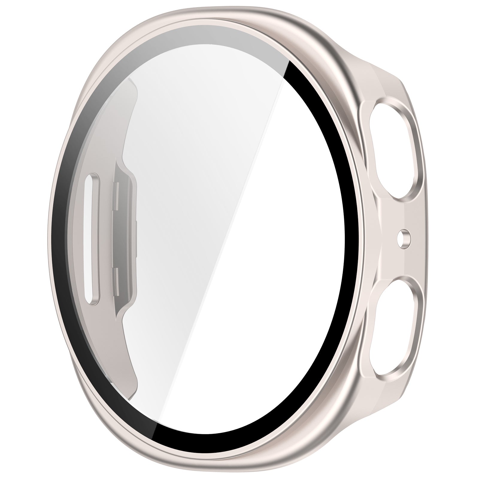 Samsung Galaxy Watch 8 - 40mm hard case met glas (sterrenlicht)
