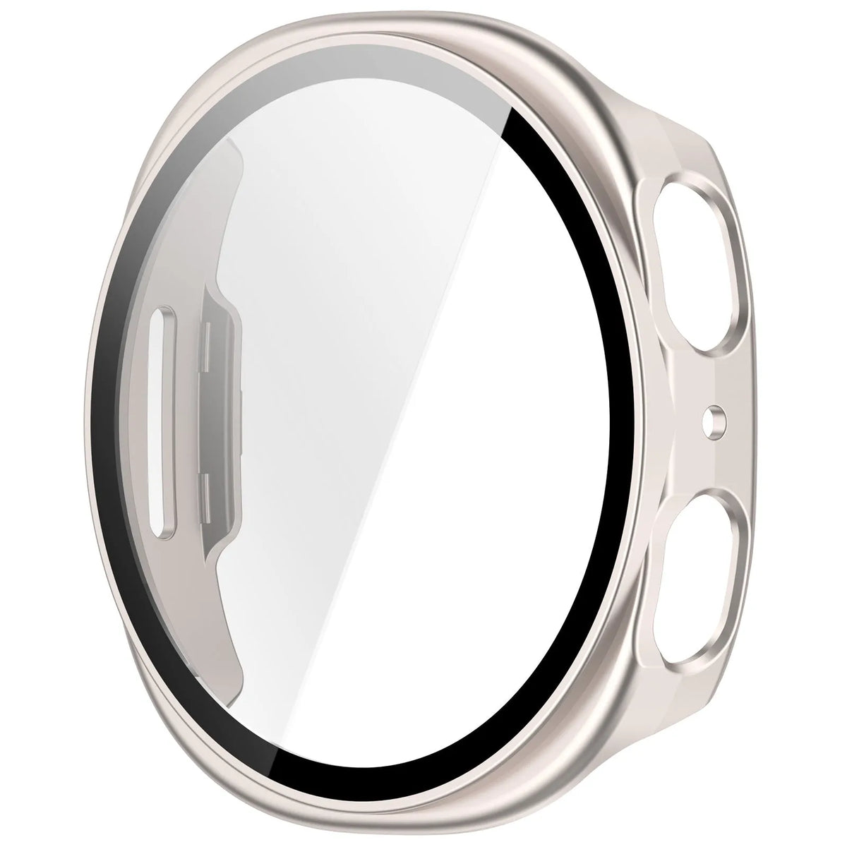 Samsung Galaxy Watch 8 - 40mm / 9 - 40mm Hard Case with Glass (Starlight)