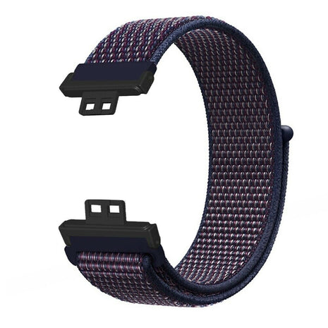 Huawei Watch Fit SE nylon bandje (indigo blauw)