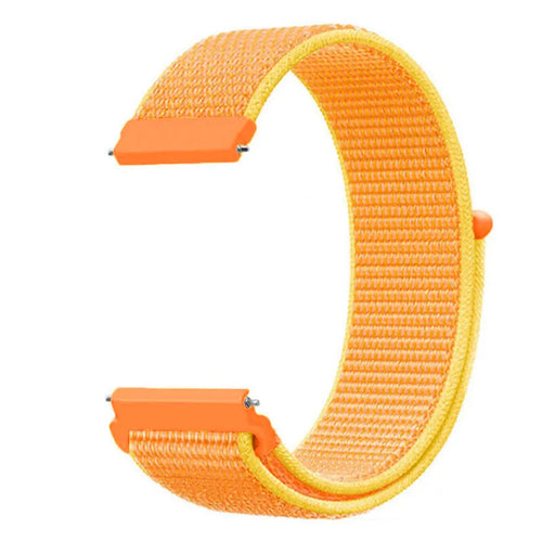 Nylon Strap, orange/yellow, without a watch, 3/4 front view