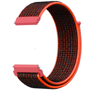 Amazfit Bip 5 nylon bandje (zwart/oranje)