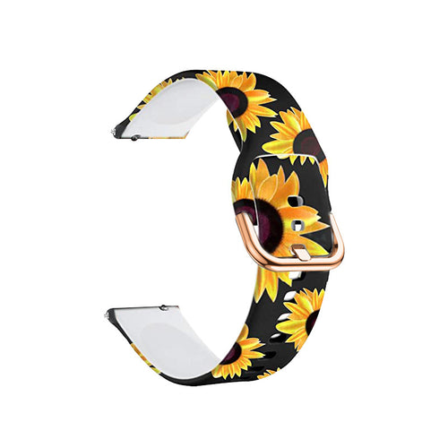 Print Silicone Strap, without a watch, 3/4 front view