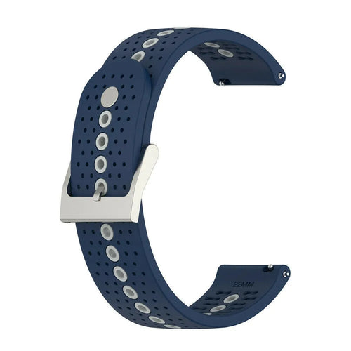 Suunto Race (S) siliconen bandje (blauw/grijs)