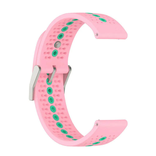 Suunto Vertical 2 siliconen bandje (roze/aqua)