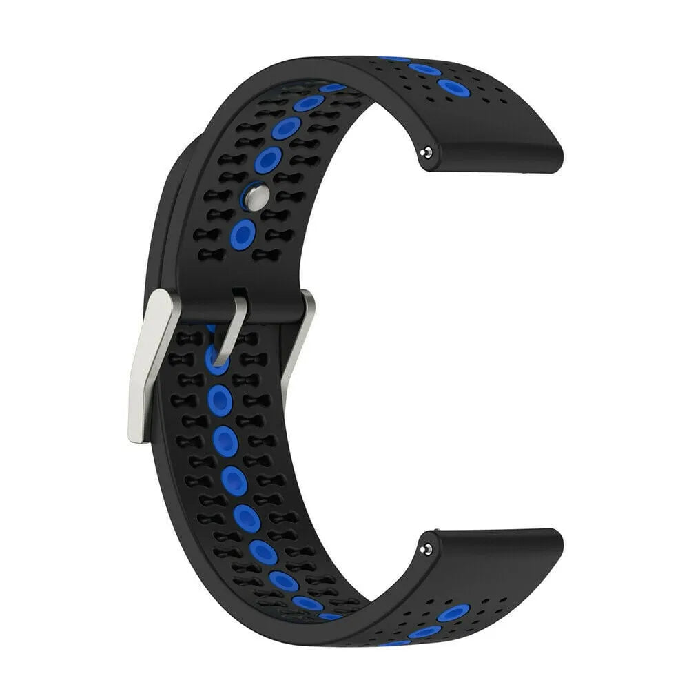 Suunto Race (S) siliconen bandje (zwart/blauw)