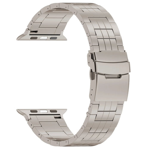 Titanium Strap 'Duo', grey, without a watch, 3/4 front view